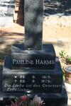 HARMS Pauline 1913-1975