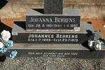 BEHRENS Johannes 1898-1970 & Johanna 1901-1982