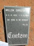 COETZEE Willem Christoff 1920-1995
