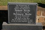 REICHE Richard 1901-1996 & Rosemarie GUTTERHEIM 1912-1997