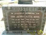 MOSTERT Dirk Jacobus 1880-1958 & Aletta Maria 1880-1974