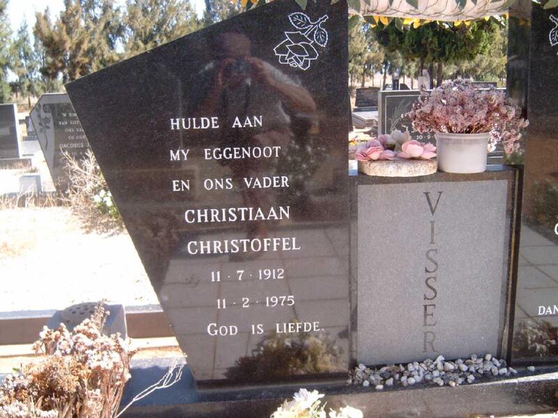 VISSER Christiaan Christoffel 1912-1975