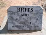 BRITS Gert 1922-1999 & Liesbet 1930-1979