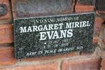 EVANS Margaret Miriel 1917-1994