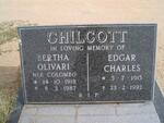 CHILCOTT Edgar Charles 1915-1992 & Bertha Olivari COLOMBO 1918-1987