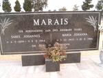 MARAIS Sarel Johannes 1898-1984 & Maria Johanna 1903-1986