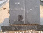 PHEIFFER Anna Margaretha 1897-1987
