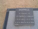 DUFFELL J.F. 1915-1994 & S.J. 1902-1994