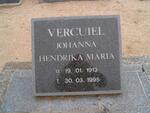 VERCUIEL Johanna Hendrika Maria 1913-1995