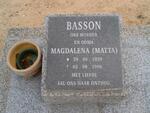BASSON Magdalena 1939-1996