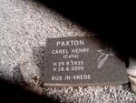 PAXTON Carel Henry 1935-2005