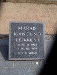 MARAIS Koos J.N. 1925-1995
