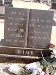 NIMB Hilletjie Jacoba nee NIEHAUS 1892-1977