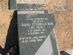 BLOM Rachel Petronella geb. VISSER 1916-1980