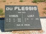 PLESSIS Kobus, du 1936-1996 & Lucy 1955-