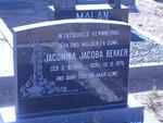 BEKKER Jacomina Jacoba 1902-1975