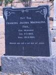 FAUL Francina Jacoba Magdalena geb. MYBURGH 1865-1944