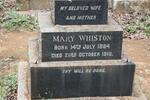 WHISTON Mary 1884-1918