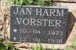 VORSTER Jan Harm 1873-1938