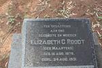 ROODT Elizabeth C. geb MAARTENS 1878-1931