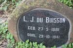 BUISSON L.J., du 1881-1941