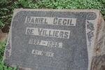 VILLIERS Daniel Cecil, de 1887-1935