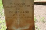 WRIGHT Violet Jane -1835