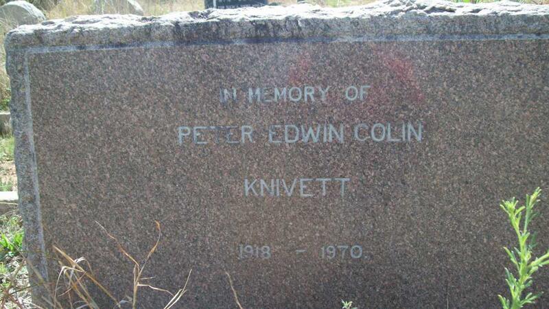 KNIVETT Peter Edwin Colin 1918-1970