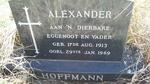HOFFMANN Alexander 1913-1969
