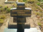 RENSBURG Magdalena Maria, Janse van 1929-1949