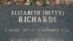 RICHARDS Elizabeth 1927-2005