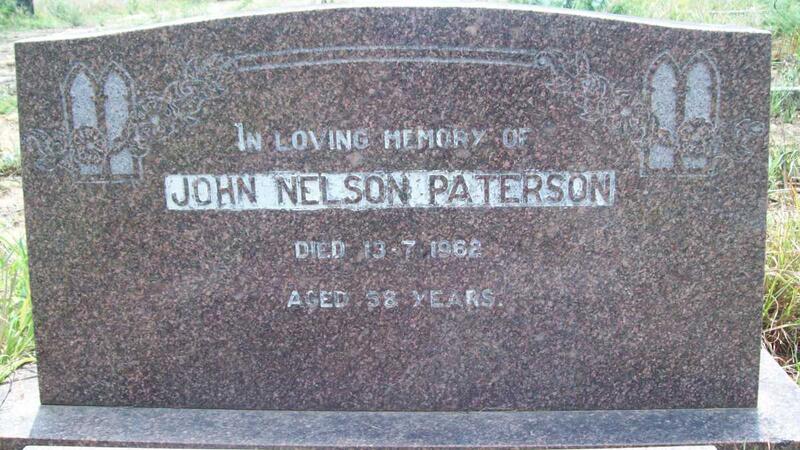 PATERSON John Nelson -1962