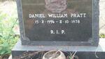 PRATT Daniel William 1956-1978