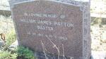BAXTER William James Patton 1911-1969