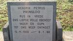 PRINSLOO Hendrik Petrus 1932-1988