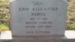 RENNIE John Alexander 1901-1985