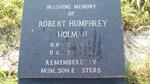 HOLMAN Robert Humphrey 1968-2006
