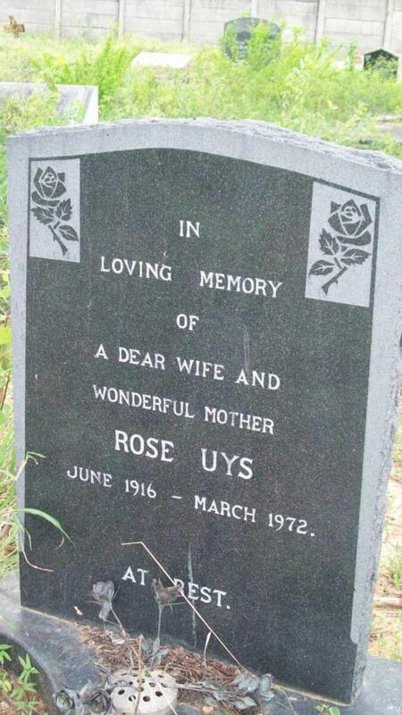 UYS Rose 1916-1972