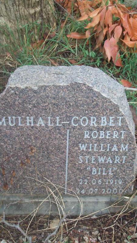 MULHALL Robert William Stewart, Corbet 1919-2000