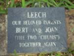 LEECH Bert  -1978 & Joan -1990
