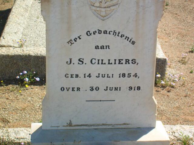 CILLIERS J.S. 1854-1918
