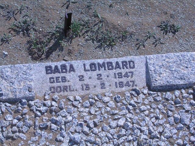 LOMBARD Baba 1947-1947