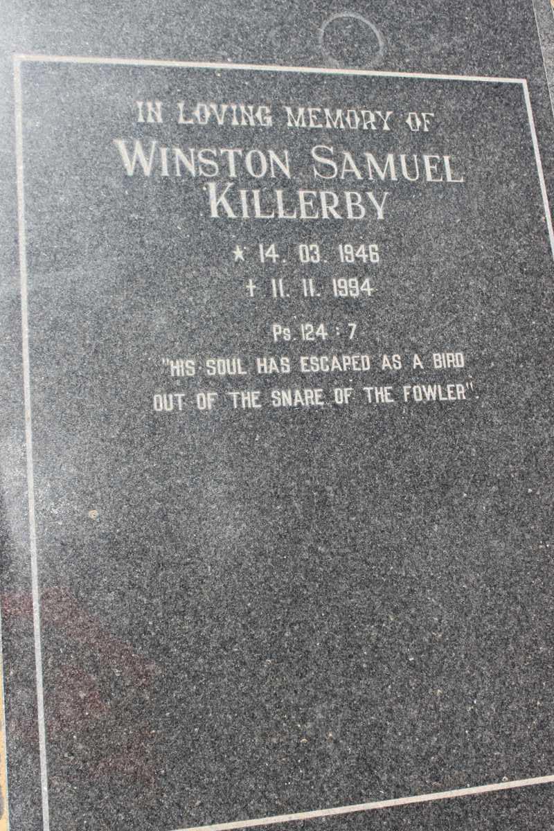 KILLERBY Winston Samuel 1946-1994