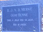 MERWE B.J., van der 1870-1951