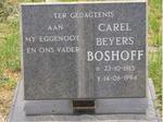 BOSHOFF Carel Beyers 1915-1994