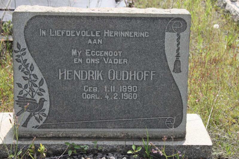 OUDHOFF Hendrik 1890-1960