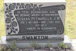 SWANTON Susara Petronella J.M. 1889-1975