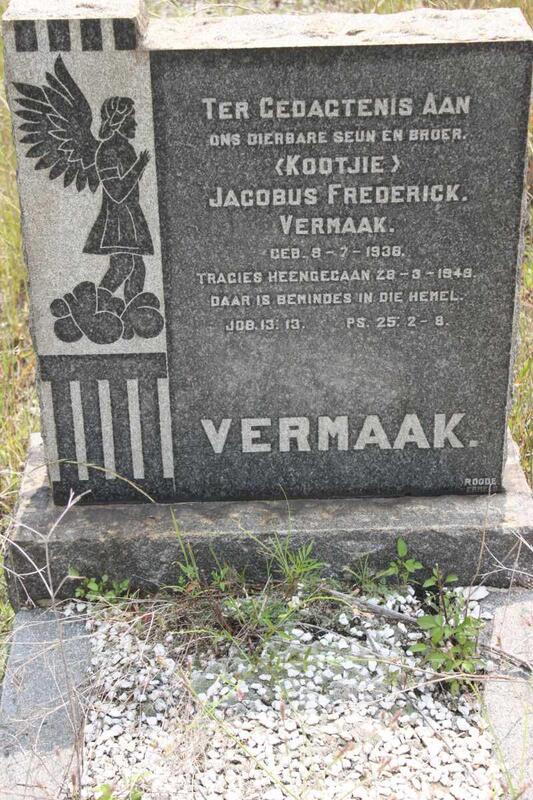 VERMAAK Jacobus Frederick 1938-1948