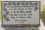WILLIAMS J.S.M. nee WHYTE 1870-1948