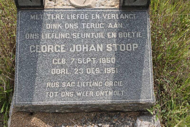 STOOP George Johan 1950-1951